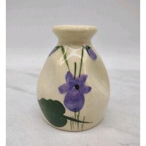 Vintage Perfume Devon Violets Round 2.25 inch Made in England Royal Art No Cork